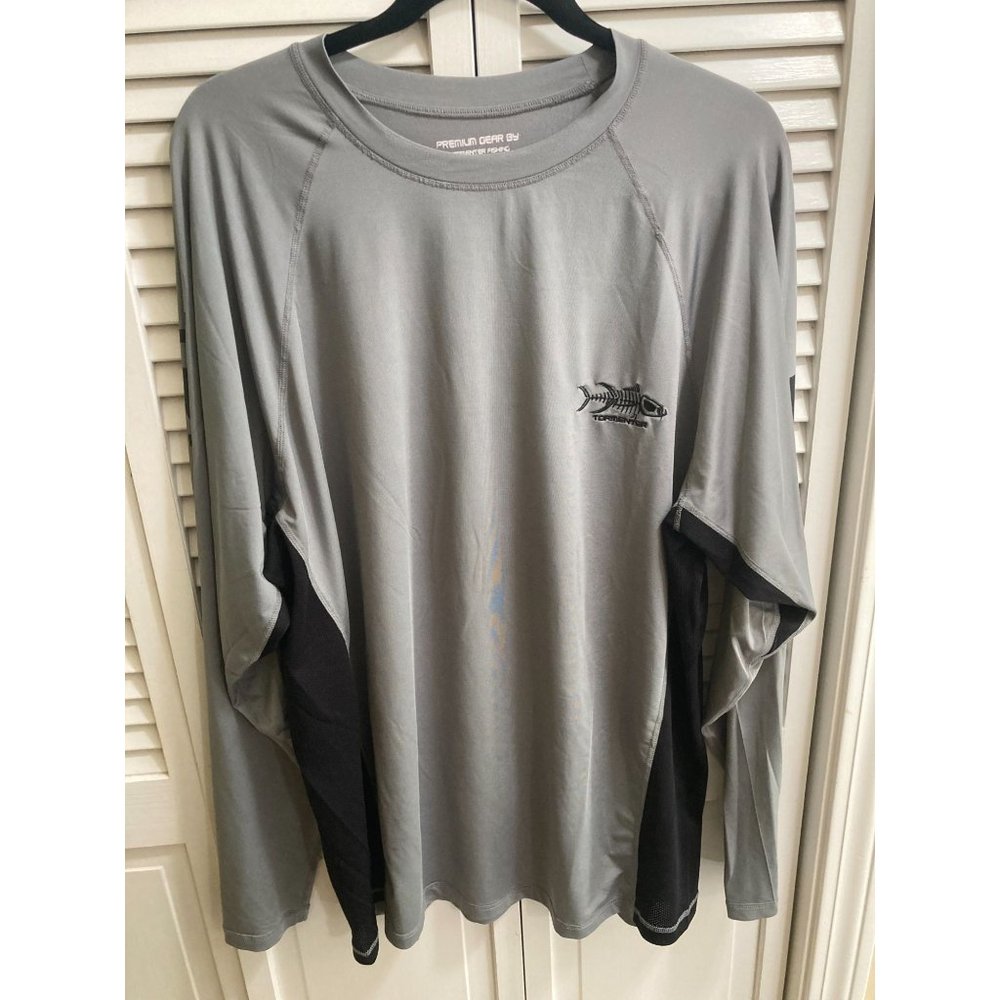 Tormenter Fishing SPF 50 Long Sleeve Men's Shirt Breathable Mesh Sides Size XXL